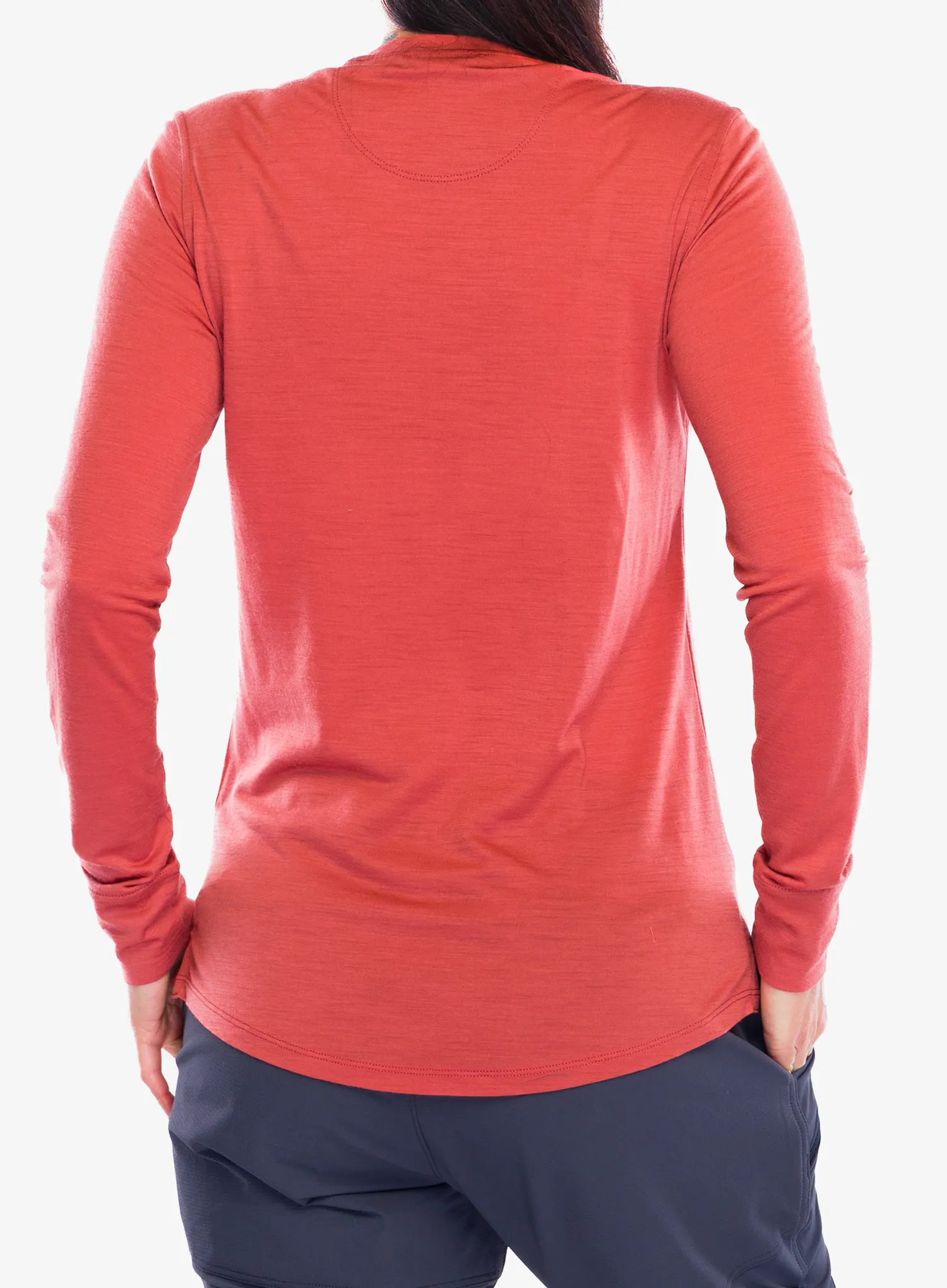 Кофта жіноча Patagonia L/S Cap Cool Merino Graphic - imagine moon/potters red