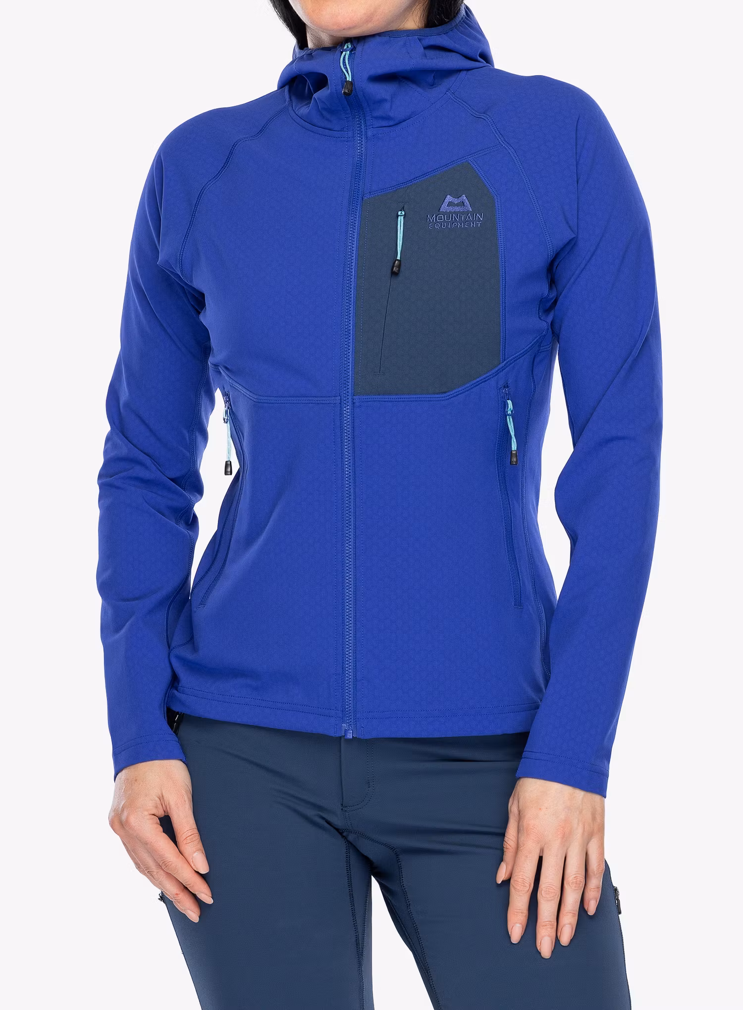 Кофта жіноча на замку Mountain Equipment Arrow Hooded Jacket - clematis/dusk