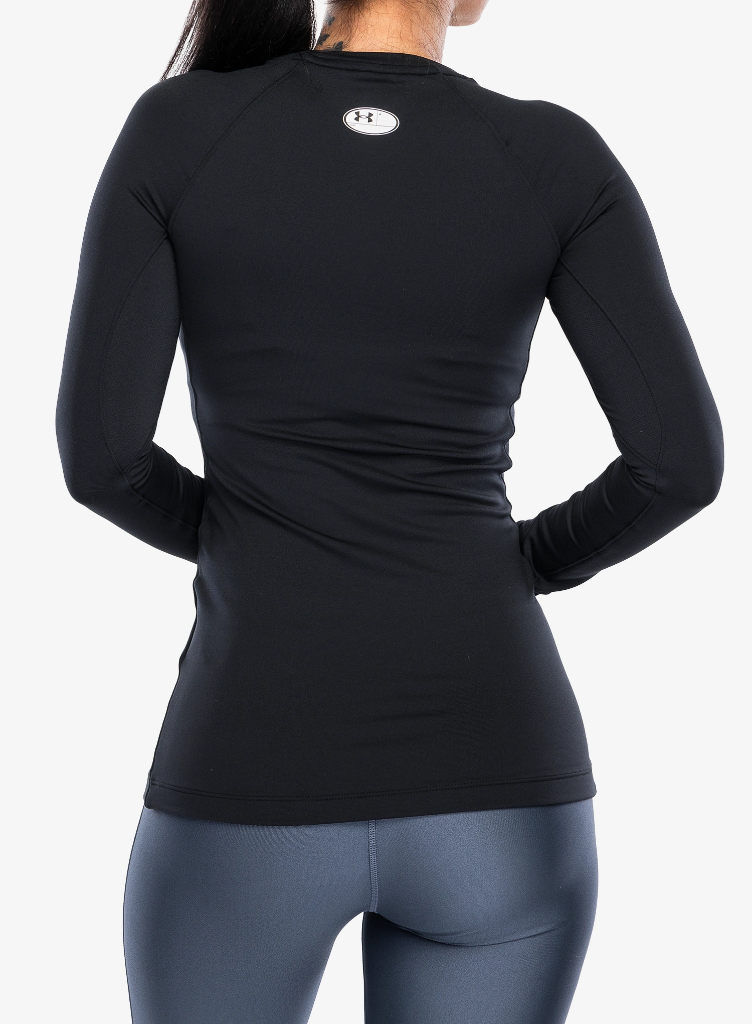Кофта жіноча Under Armour ColdGear Authentics Crew - black/white