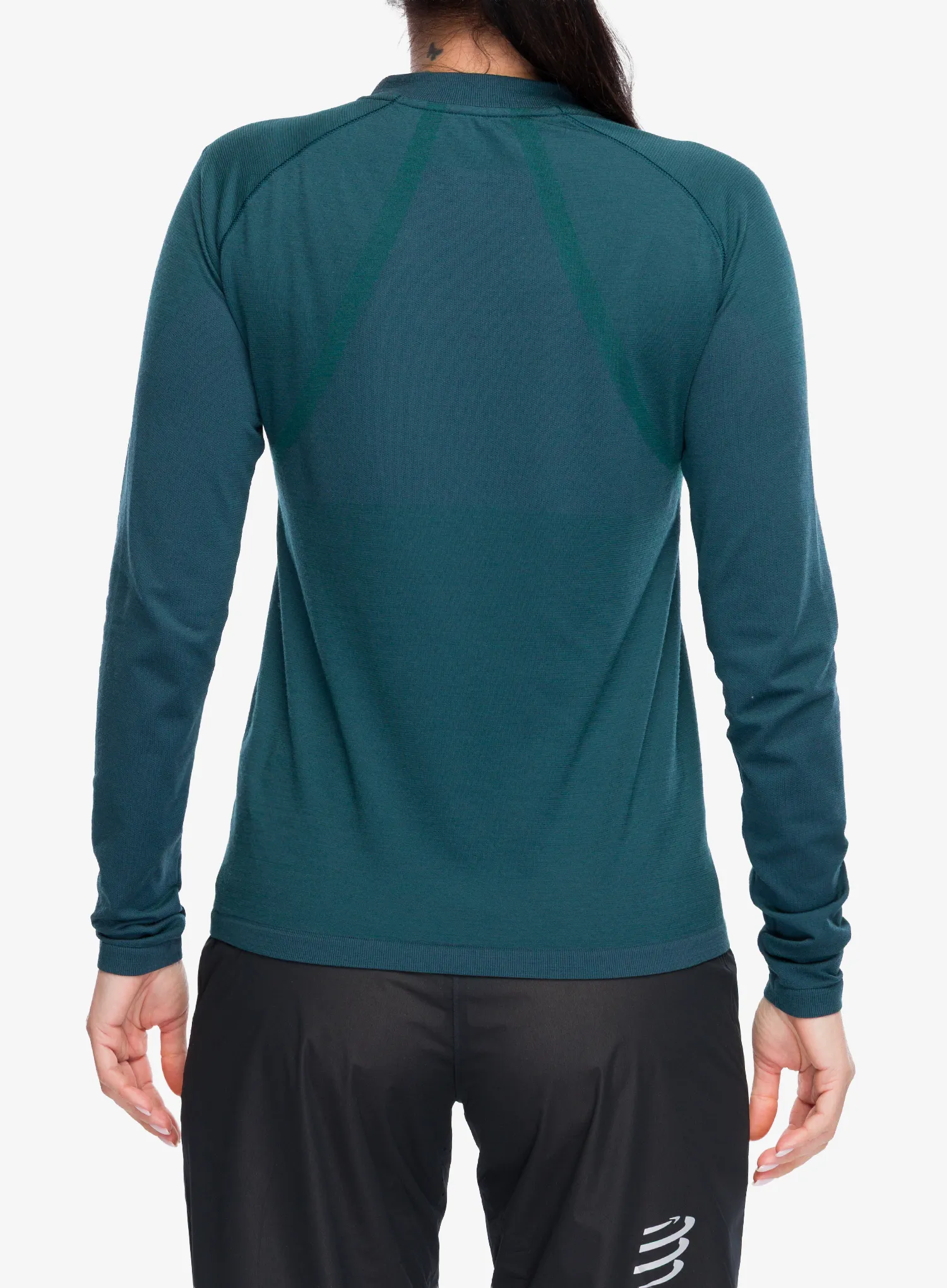 Кофта для бігу жіноча Compressport Trail HZ LS Tshirt W - stargazer