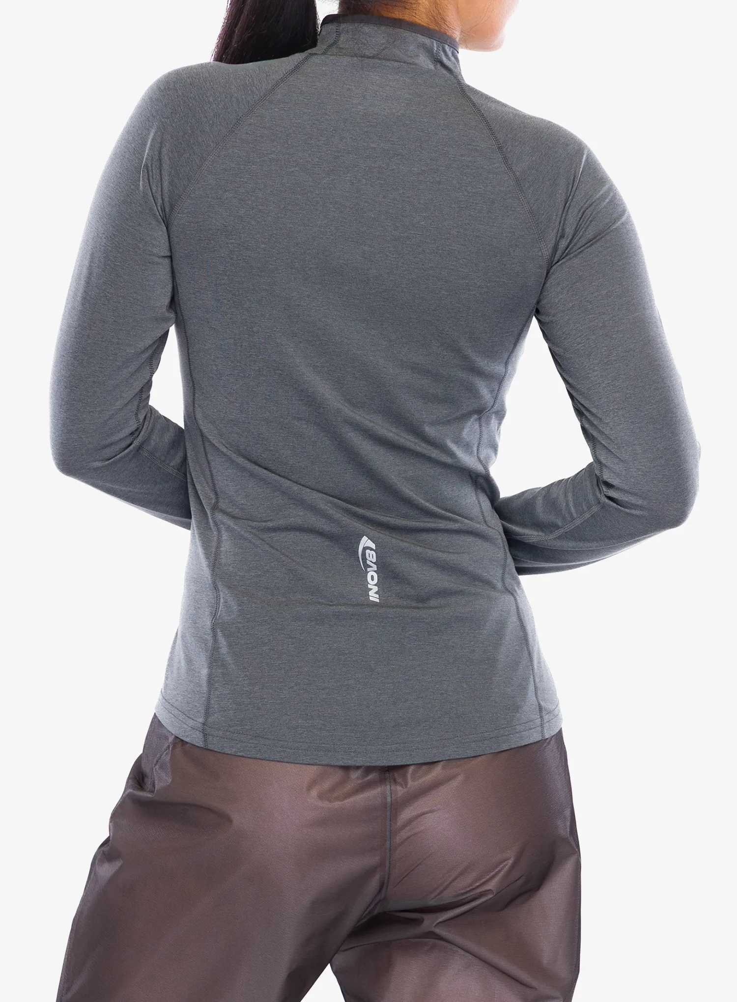 Кофта для бігу жіноча Inov-8 Active HZ Midlayer - grey