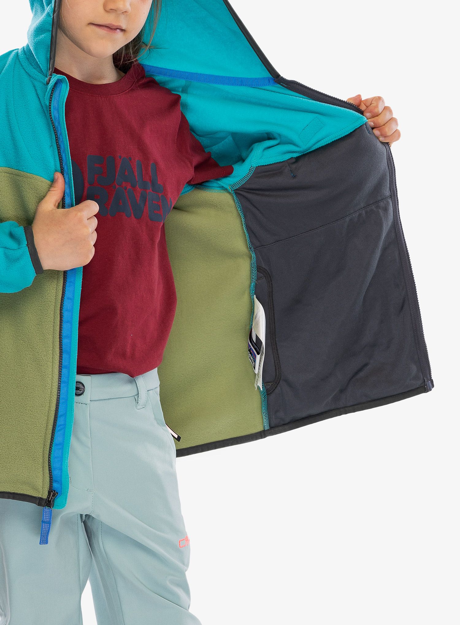 Кофта дитяча Patagonia Micro D Snap-T Jacket - buckhorn green
