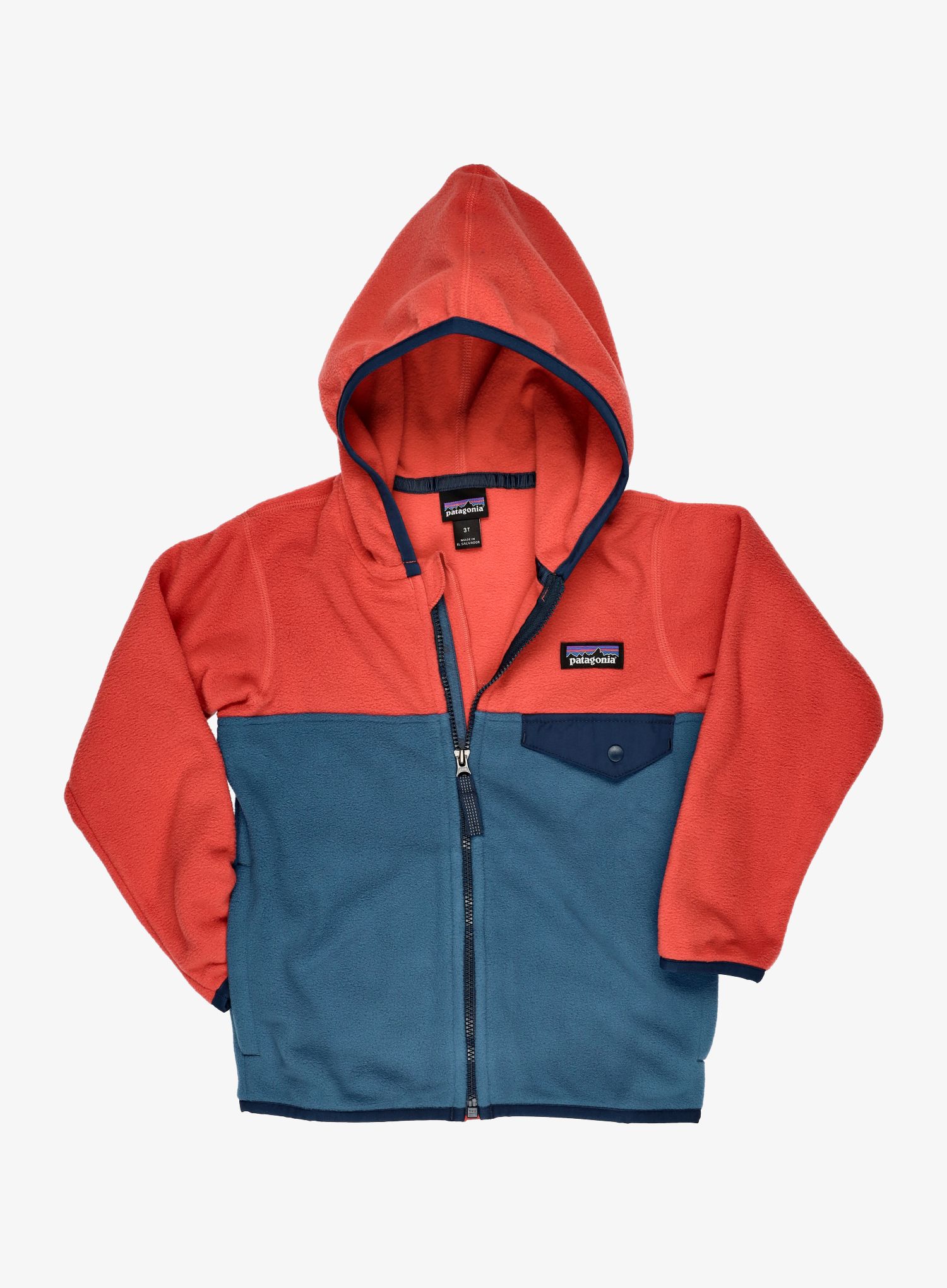 Кофта дитяча Patagonia Micro D Snap-T Jacket - wavy blue