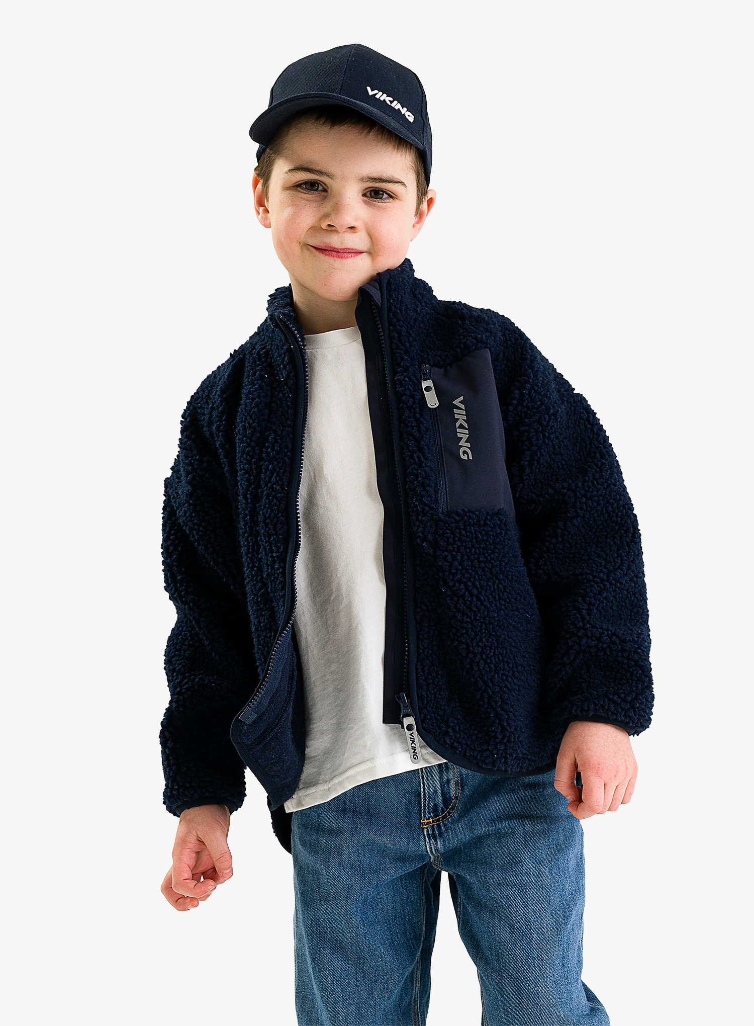 Кофта дитяча Viking Playtime Pile Midlayer Jacket - navy