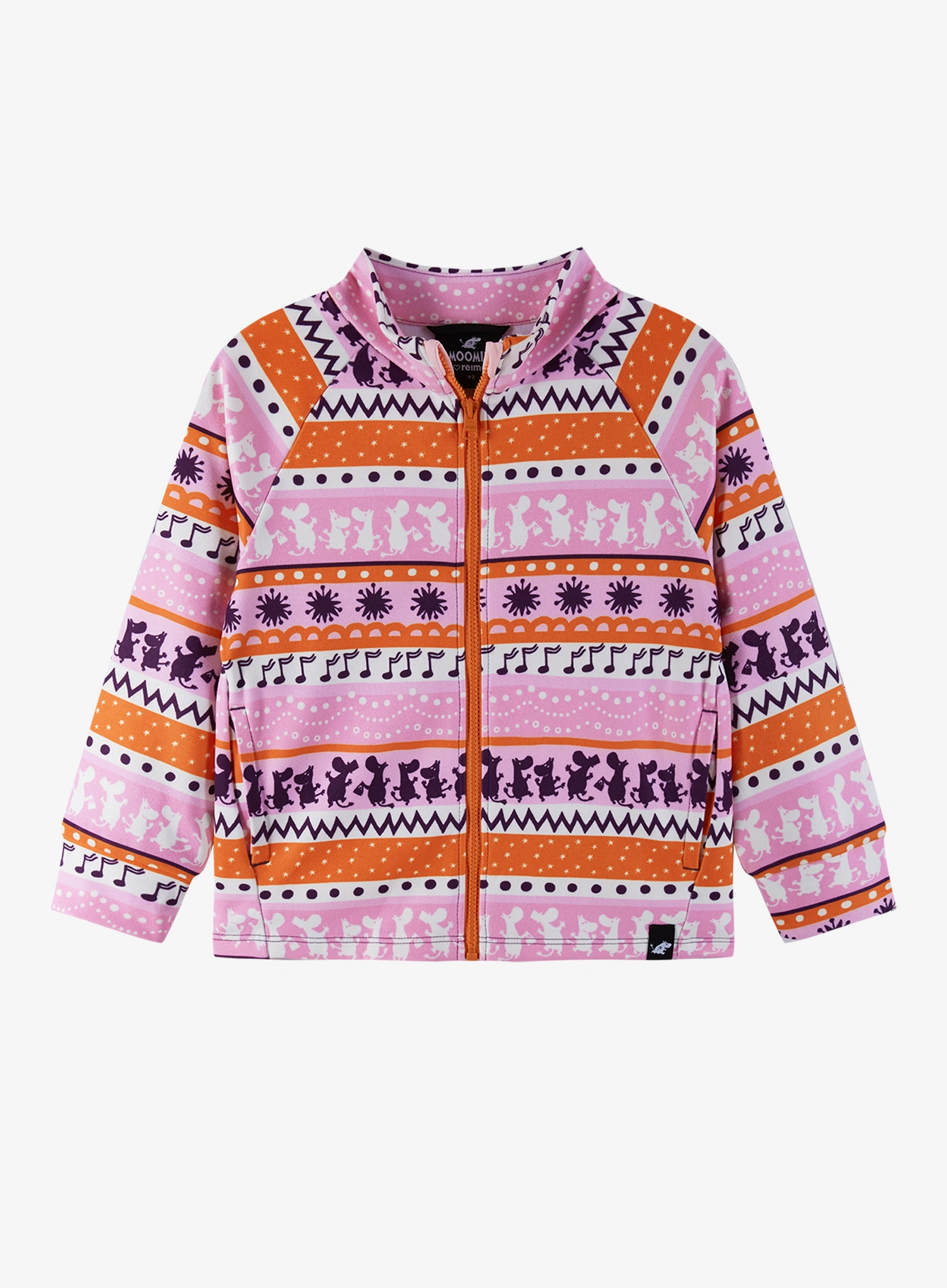 Кофта дівчача Reima Moomin Tarpeen - rose pink