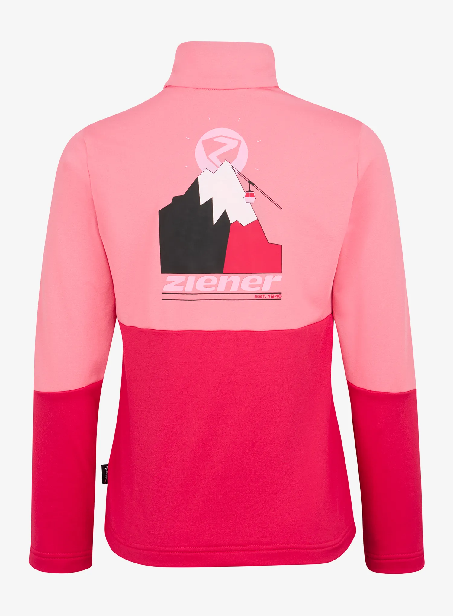Кофта дівчача Ziener Jarps Midlayer - pink