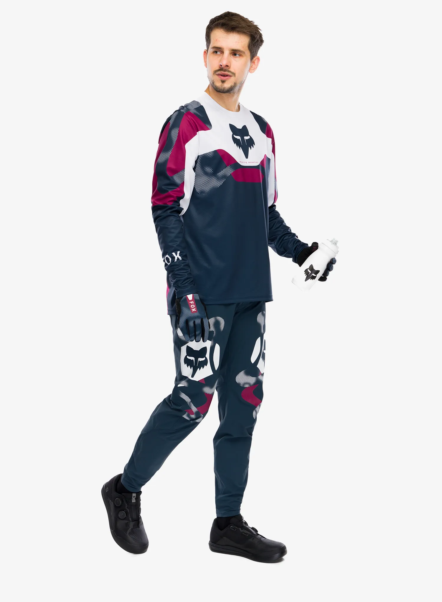 Кофта ендуро Fox Ranger LS Jersey Tactile - white