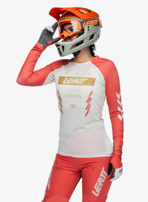 Жіноча велокофта Leatt MTB 5.0 Gravity Jersey - race red