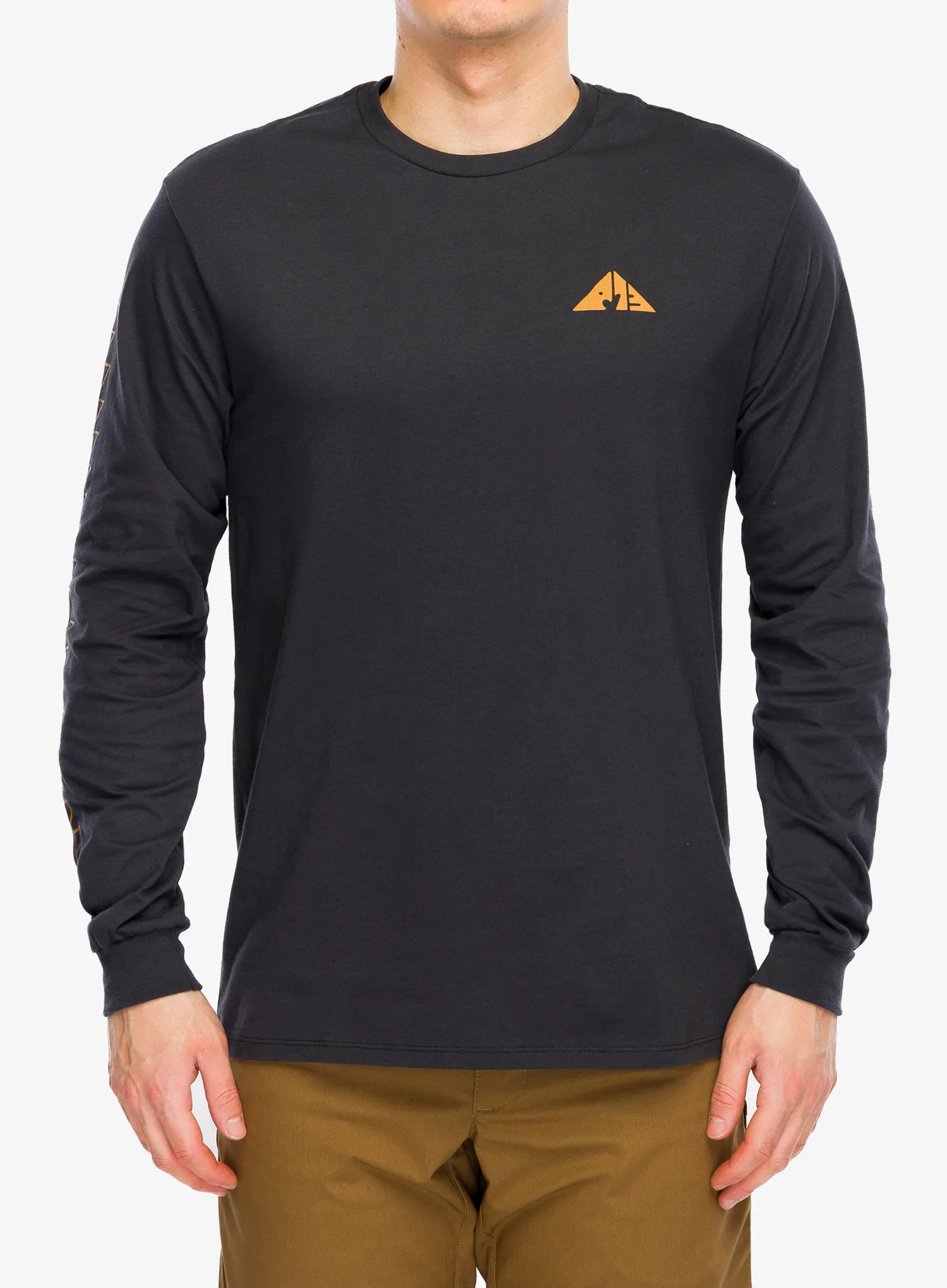 Кофта Patagonia L/S Driftways Organic T-Shirt - ink black