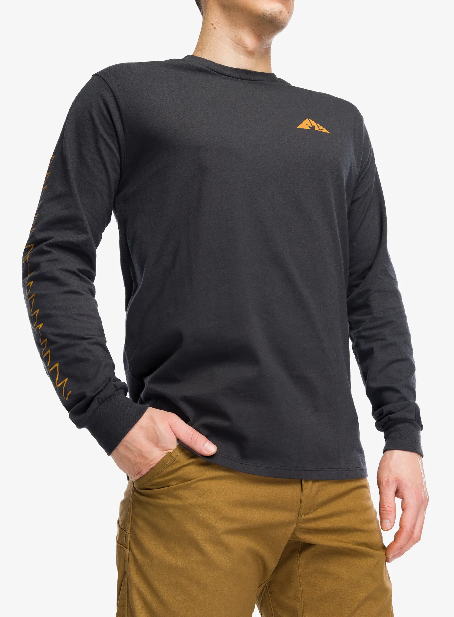 Кофта Patagonia L/S Driftways Organic T-Shirt - ink black