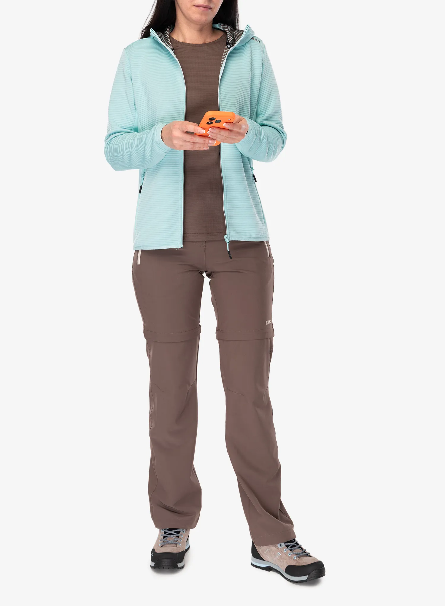 Кофта флісова жіноча CMP Glentra Jacket - lagoon