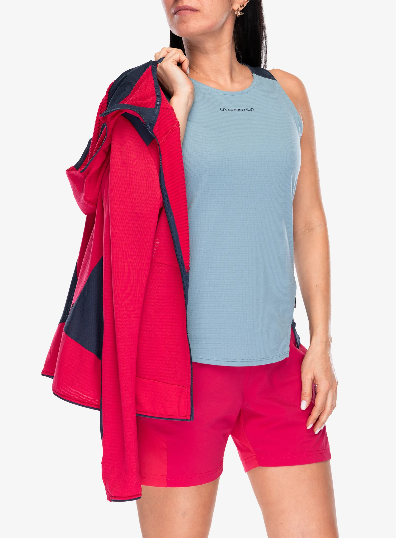 Кофта флісова жіноча La Sportiva Aequilibrium Thermal Hoody - azalea/night sky