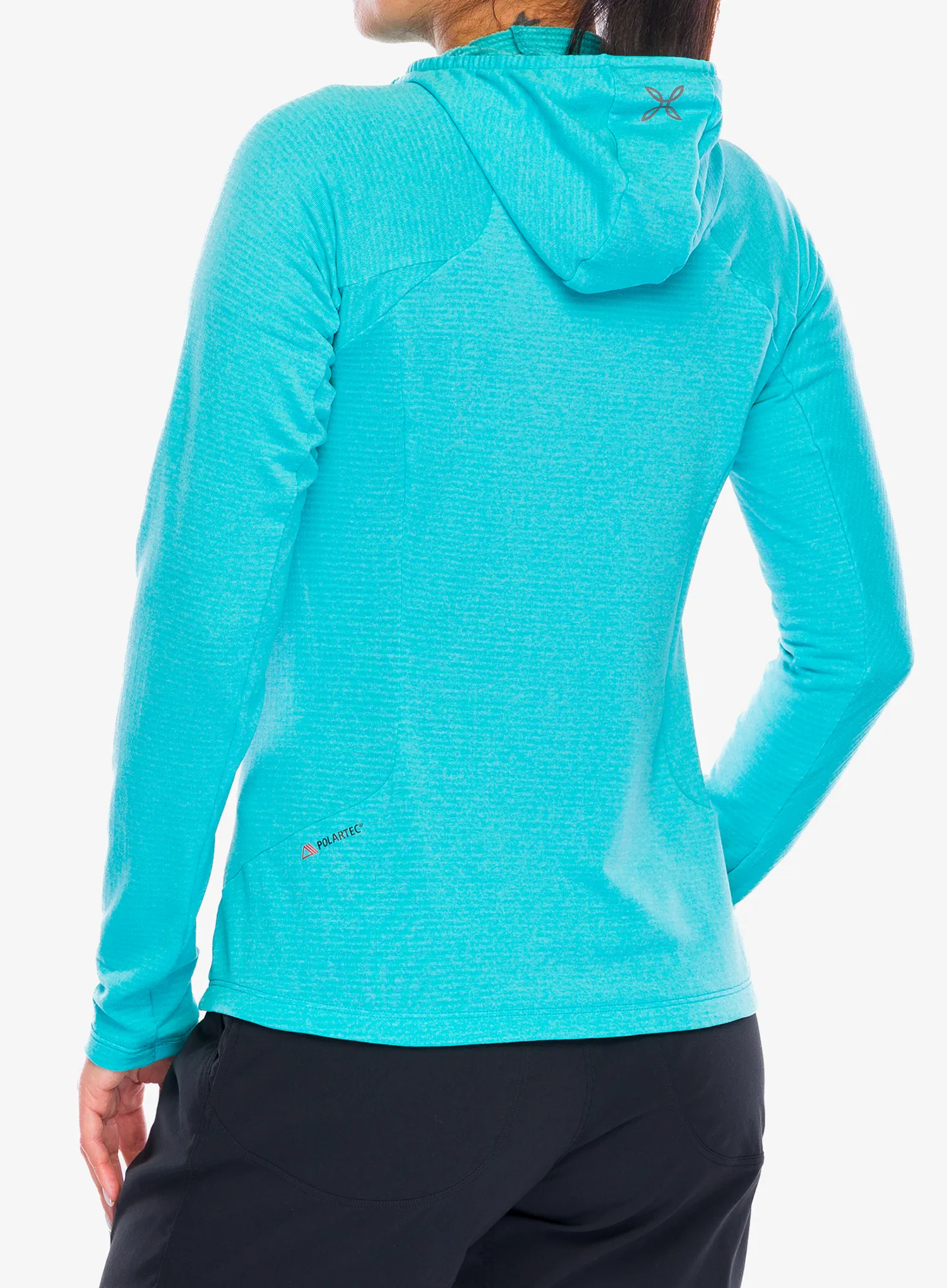 Кофта флісова жіноча Montura Vertigo Power Grid Hooded Jacket - turquoise