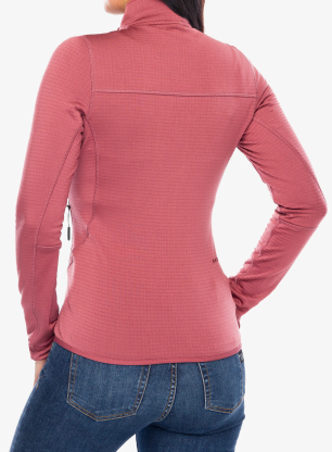 Кофта флісова жіноча Oakley Canopy Full Zip Sweatshirt - rosewood