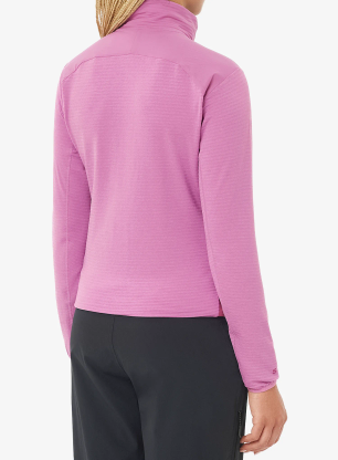 Кофта флісова жіноча Salomon Essential Lightwarm Hybrid - iris orchid