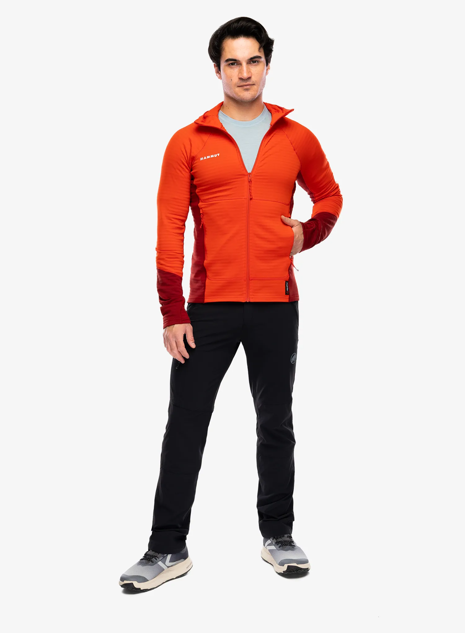 Кофта флісова Mammut Taiss ML Hooded Jacket - red/dark red