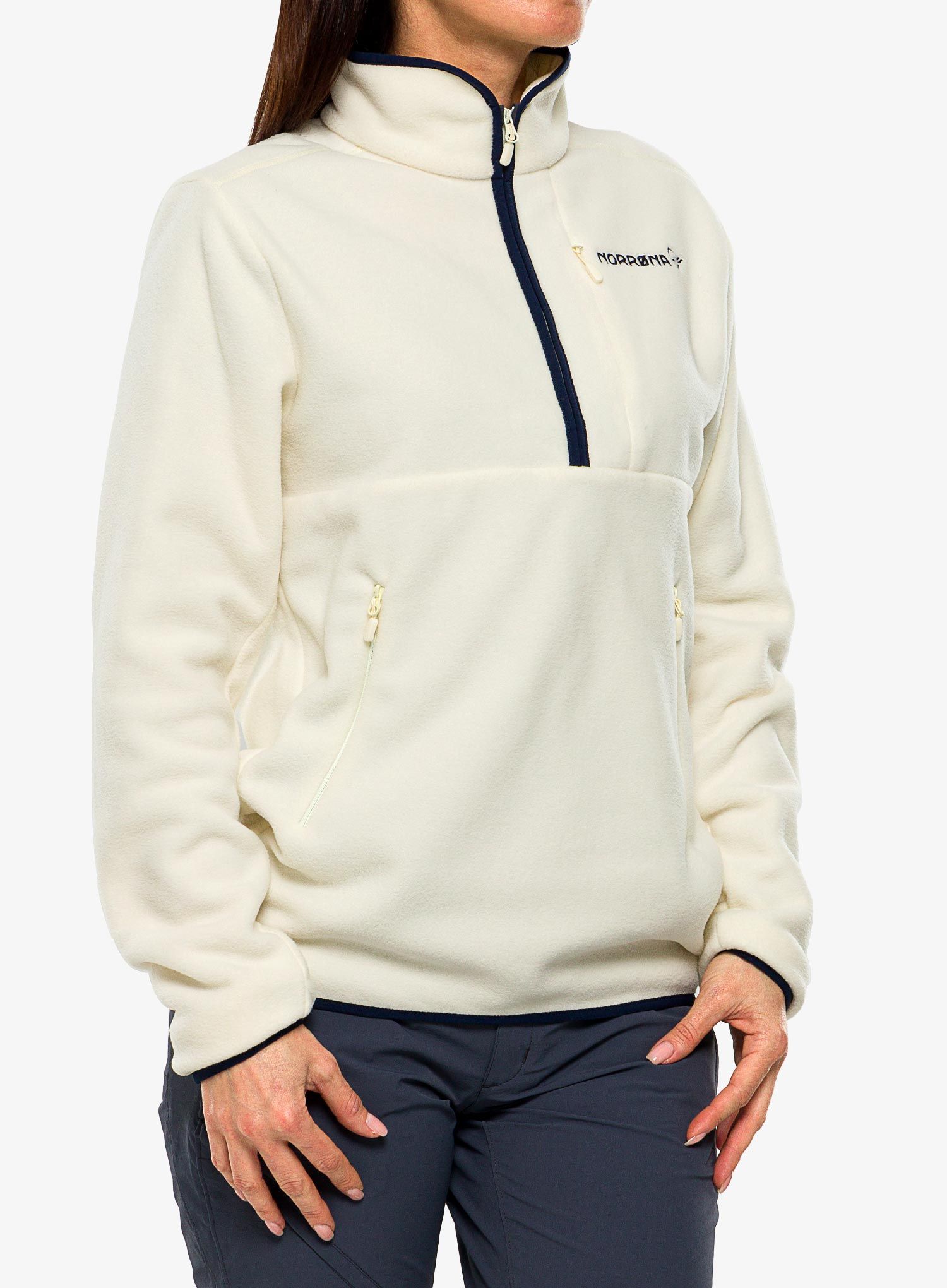 Кофта флісова Norrona Norrøna Warm2 Halfzip - snowdrop