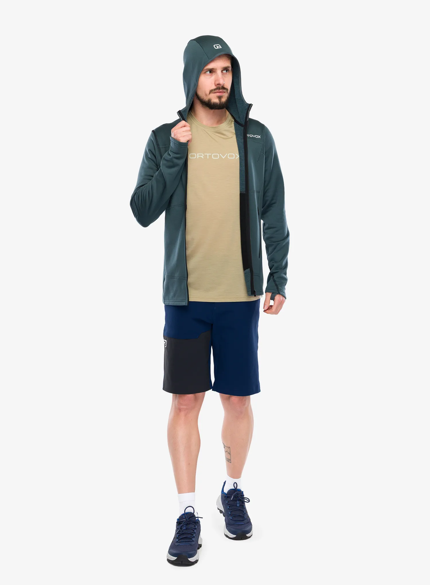 Кофта флісова Ortovox Fleece Light Hoody - dark arctic grey