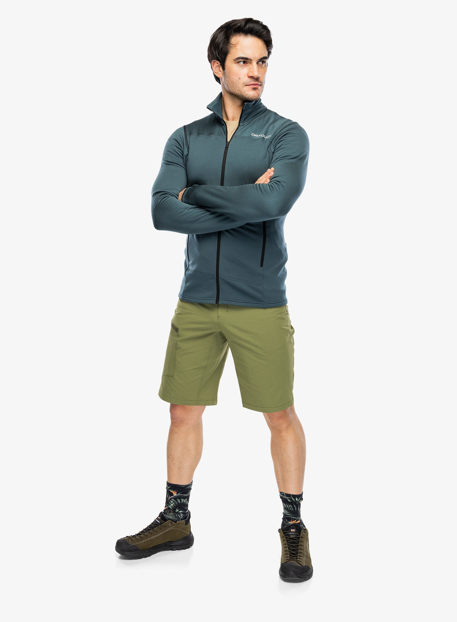 Кофта флісова Ortovox Fleece Light Jacket - dark arctic grey