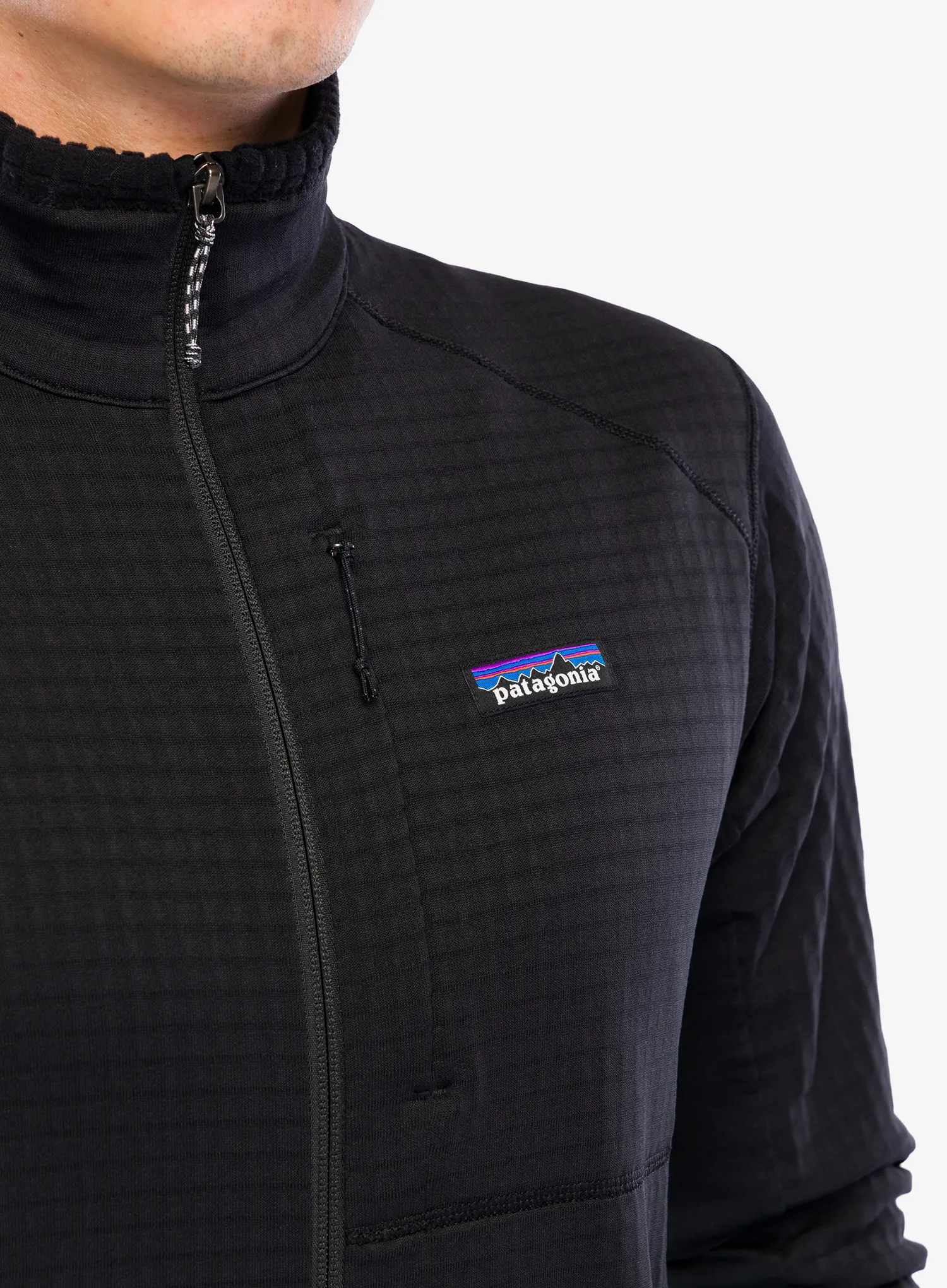 Кофта флісова Patagonia R1 Hybrid Jacket - black