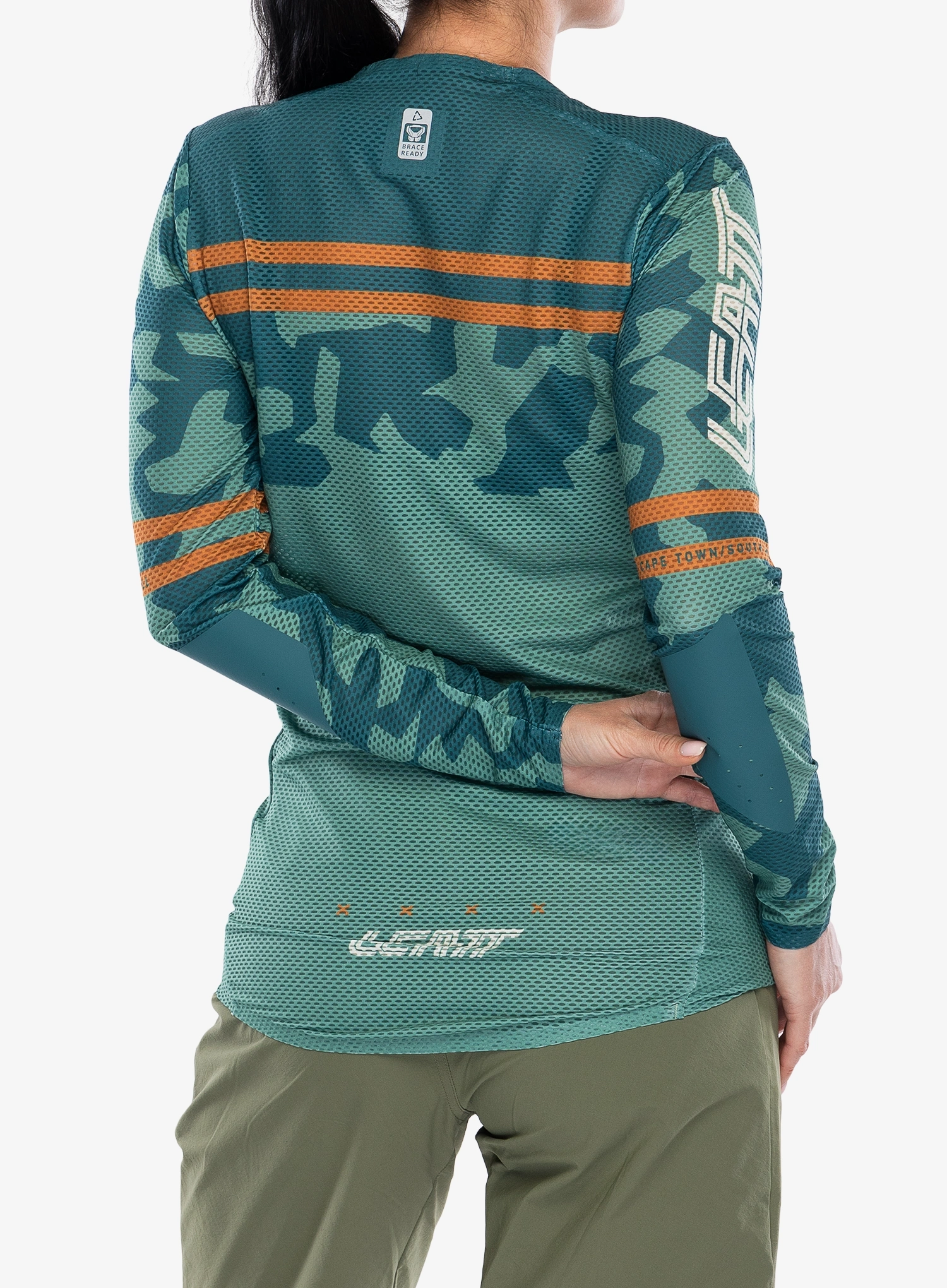 Жіноча велокофта Leatt Jersey MTB Gravity 4.0 - lagoon