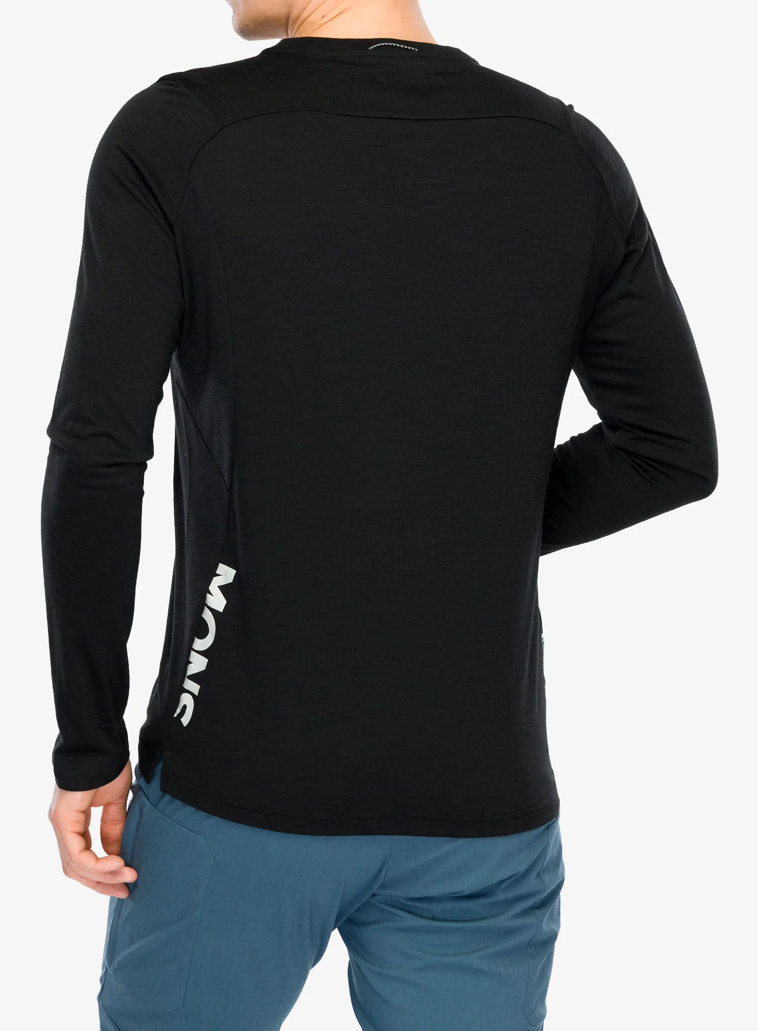 Велокофта Mons Royale Diversion Merino Bike Jersey Long Sleeve - black