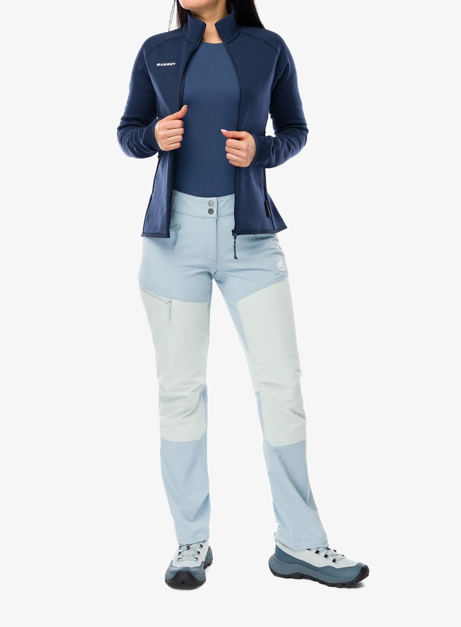 Кофта на замку жіноча Mammut Aconcagua ML Jkt - marine