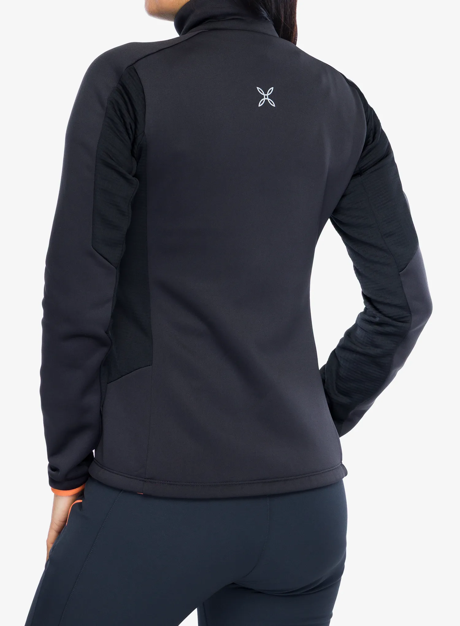 Кофта на замку жіноча Montura Pulse Maglia - anthracite/melon
