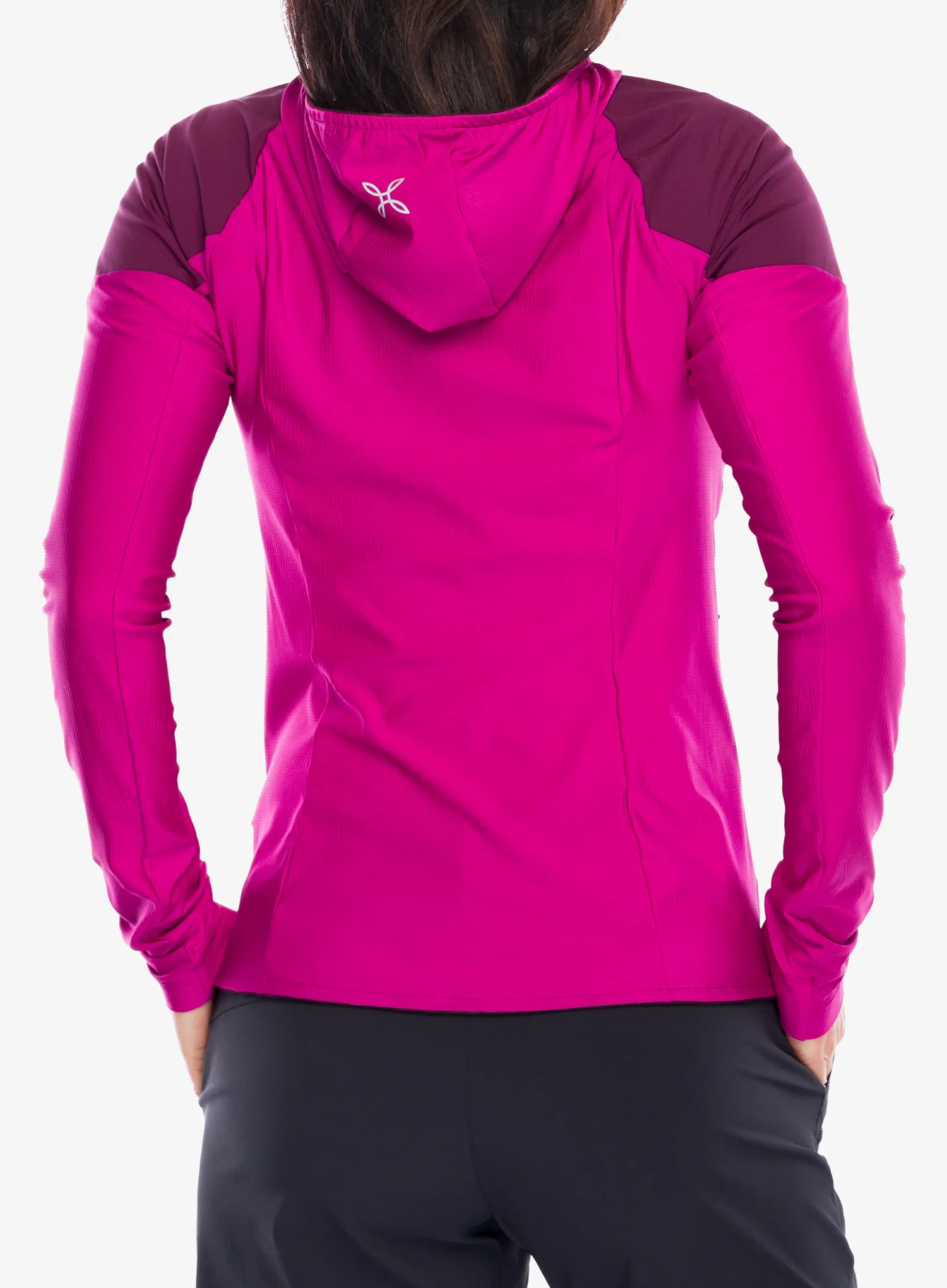 Кофта на замку жіноча Montura Spitze Hooded Maglia - baton rouge/wine red