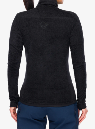 Кофта на замку жіноча Norrona Falketind Warm1 Active Jacket - caviar black