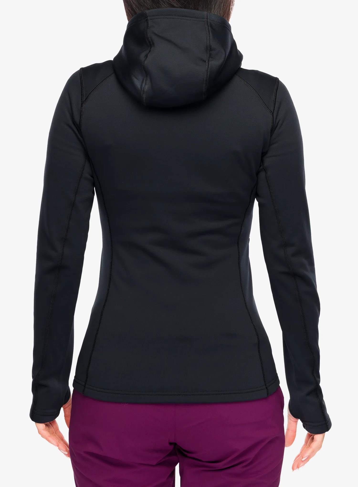 Кофта на замку жіноча Rab Superflux Hoody - black/black