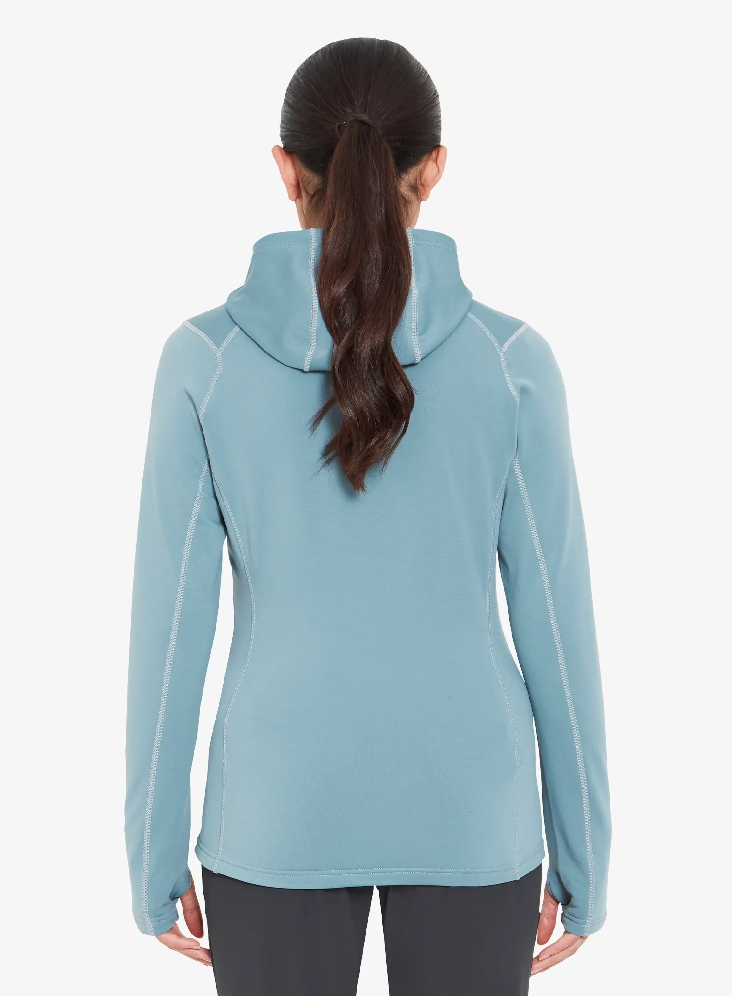 Кофта на замку жіноча Rab Superflux Hoody - citadel