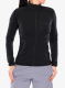 Кофта на замку жіноча Salomon Essential Lightwarm FZ - deep black/black