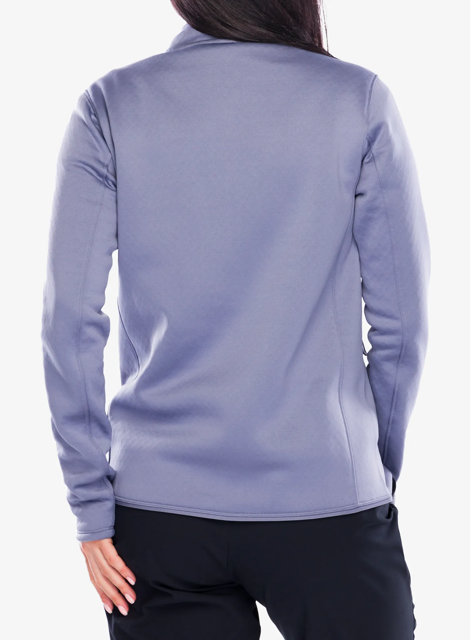 Кофта на замку жіноча Salomon Outline Warm FZ - blue granite