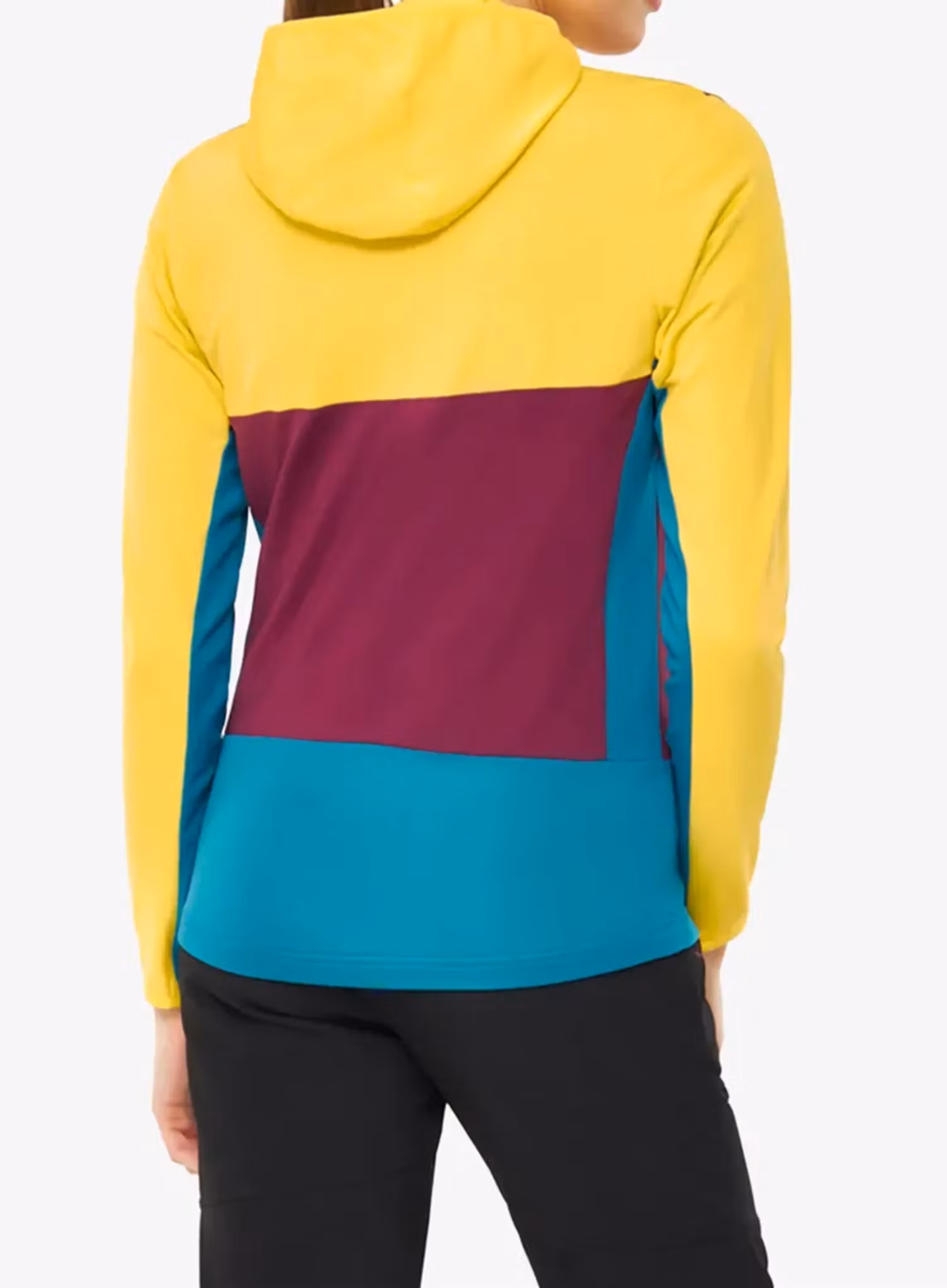 Кофта на замку жіноча Viking Tacoma Hoodie - yellow/fuchsia