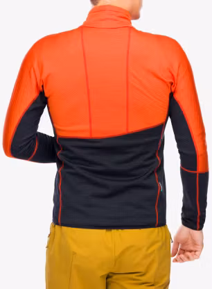 Кофта на замку Hannah Niro - spicy orange/anthracite mel