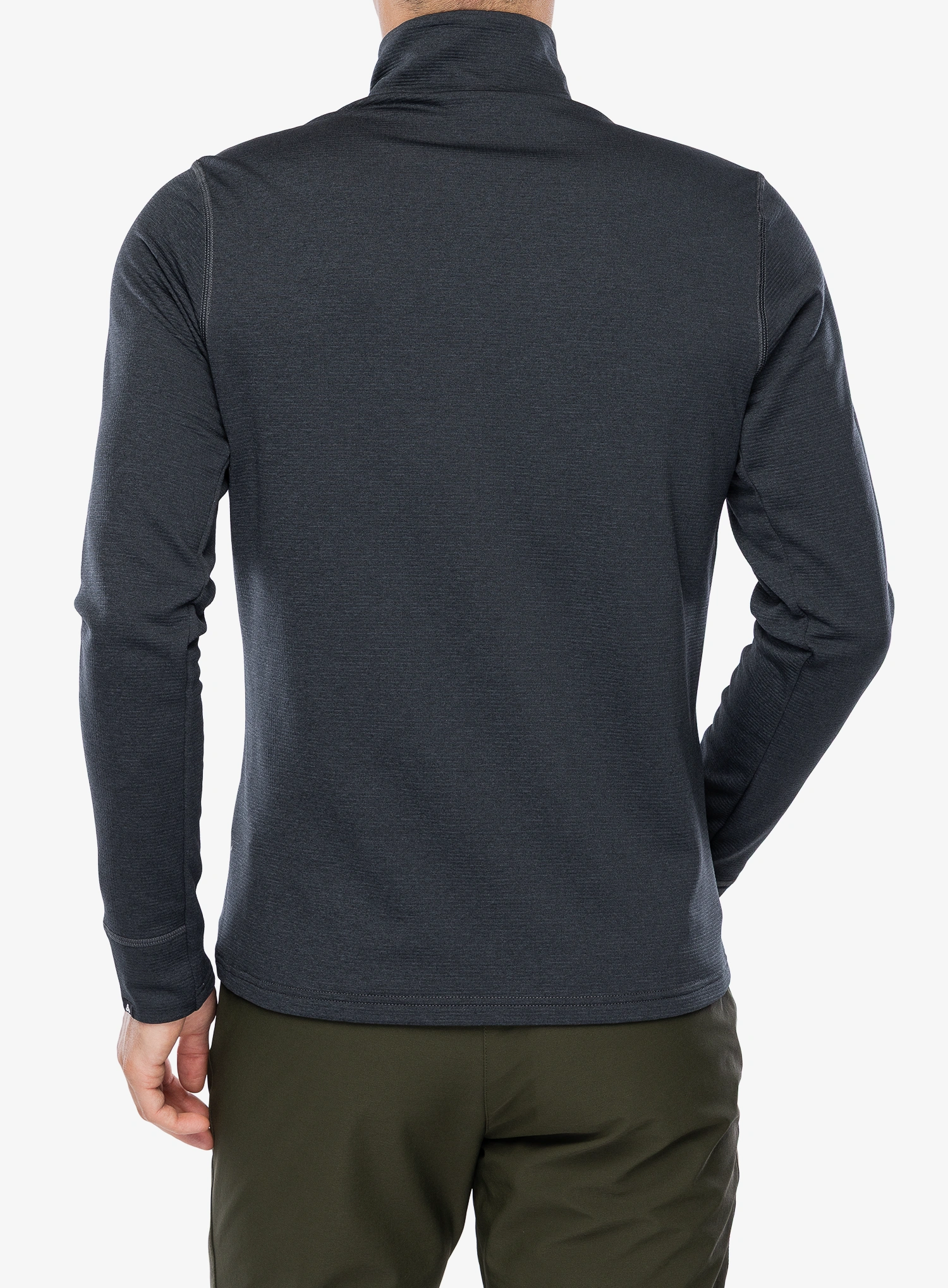 Кофта на замку Odlo Grid Fleece Mid Layer Full Zip - black melange