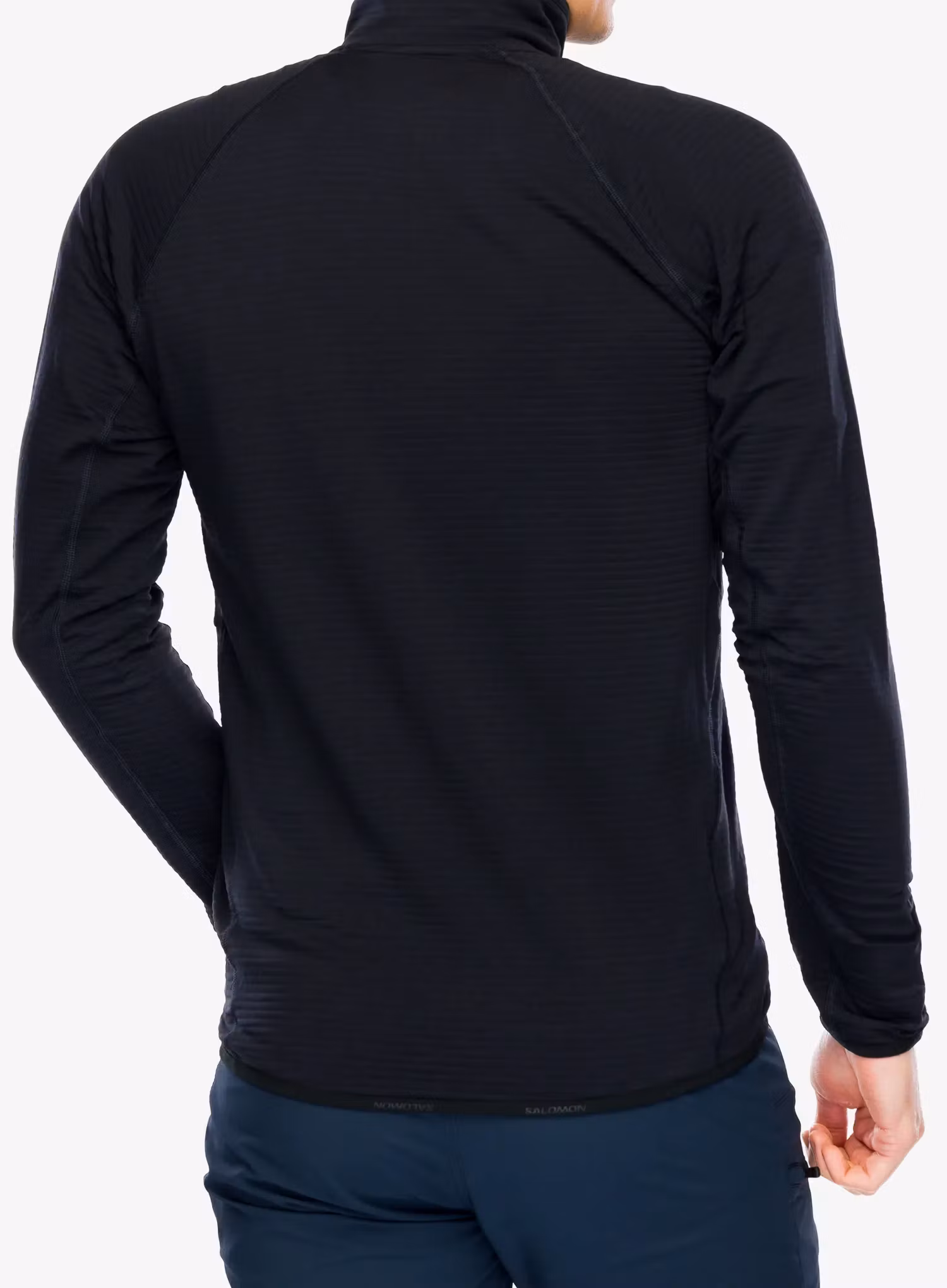 Кофта на замку Salomon Essential Lightwarm FZ - deep black