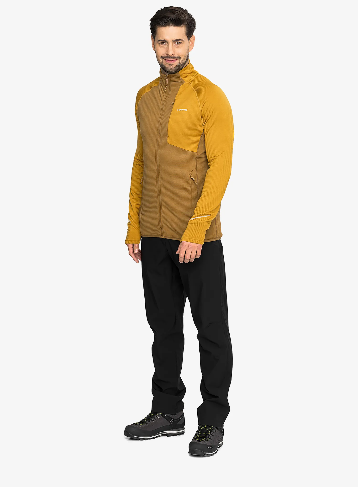Кофта на замку Viking Birger - light brown/yellow