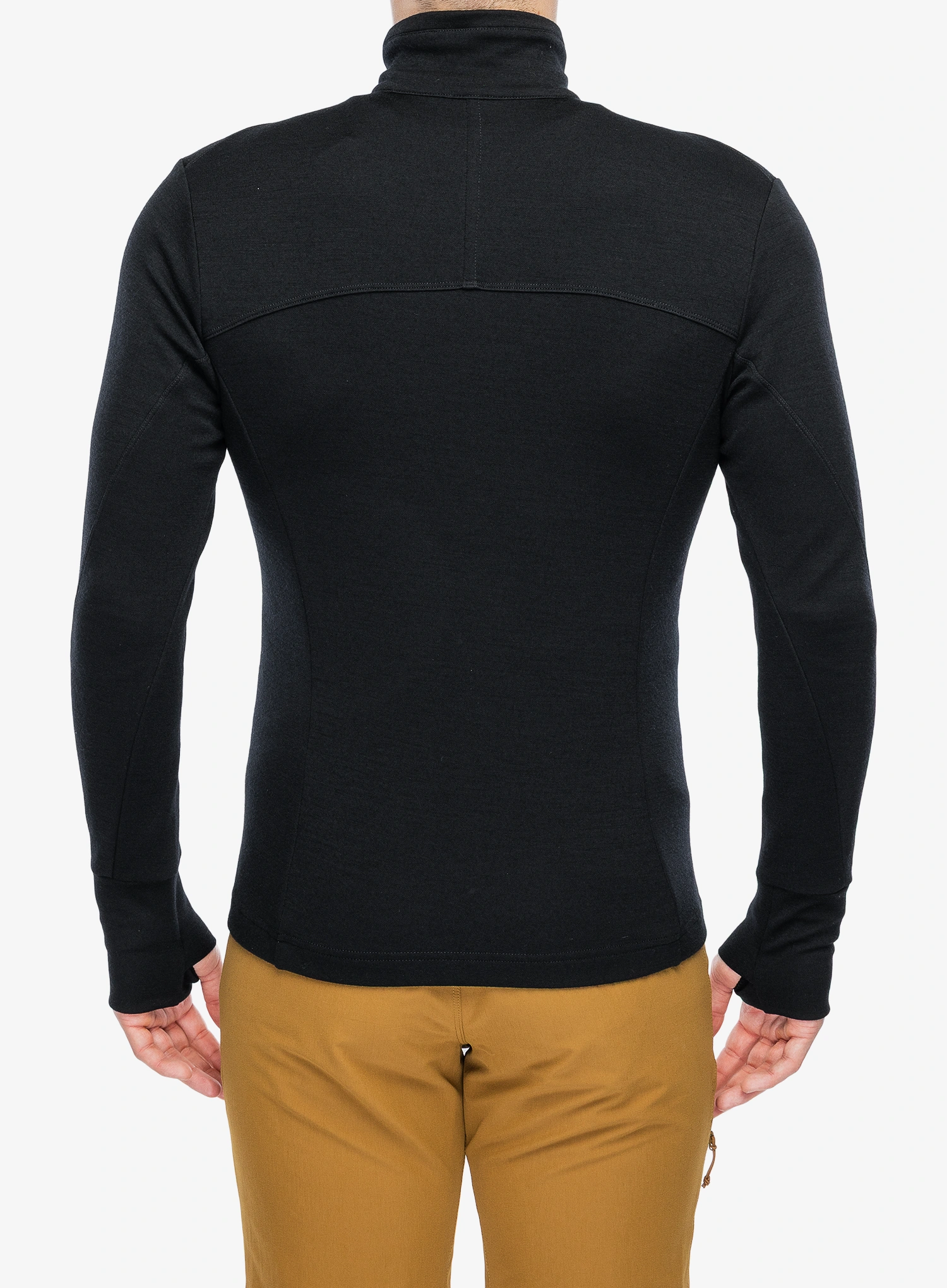 Кофта Sensor Merino Upper Fleece Full Zip - black