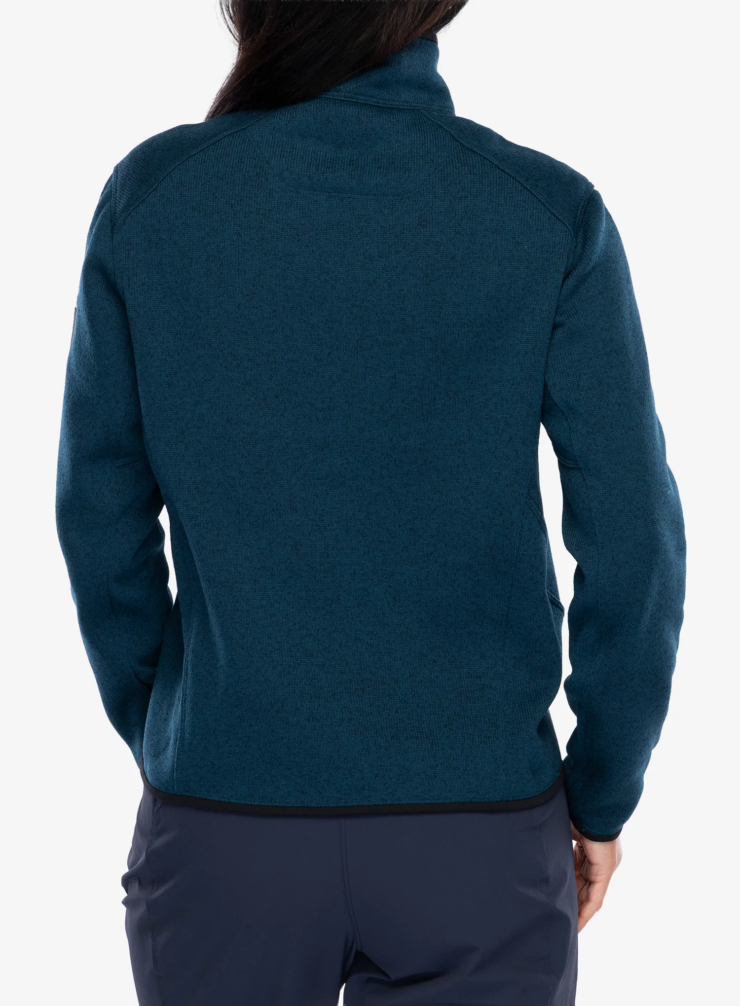 Термокофта жіноча Arcteryx Covert Zip Neck - midnight frost heather
