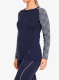 Термокофта жіноча Dovre 100% Merino Wool LS - blue