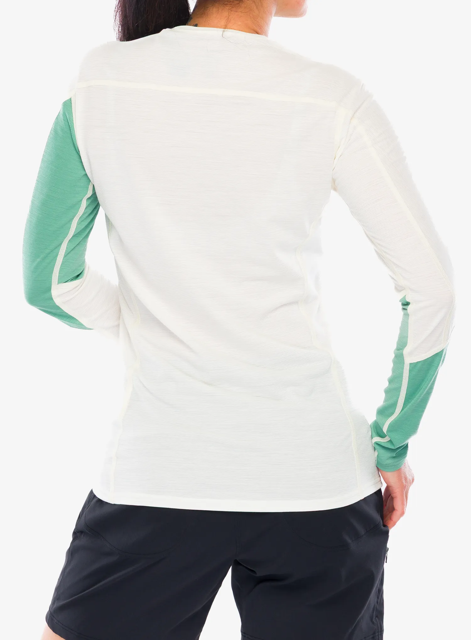 Термокофта жіноча Norrona Falketind Equaliser Merino Round Neck - malachite green