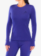 Термокофта жіноча Odlo Merino 260 BL Top Crew Neck LS - skipper blue