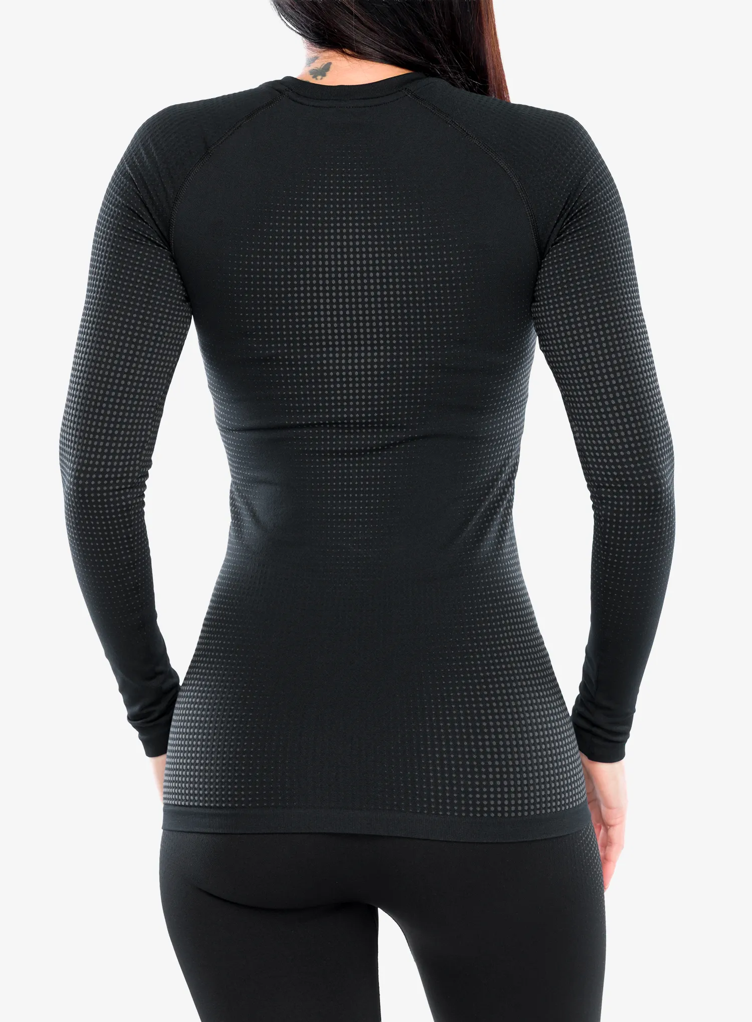 Термокофта жіноча Odlo Performance Warm BL Top Crew Neck L/S - graphite grey