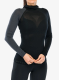 Термокофта жіноча Ortovox 120 Comp Light Hoody - black raven