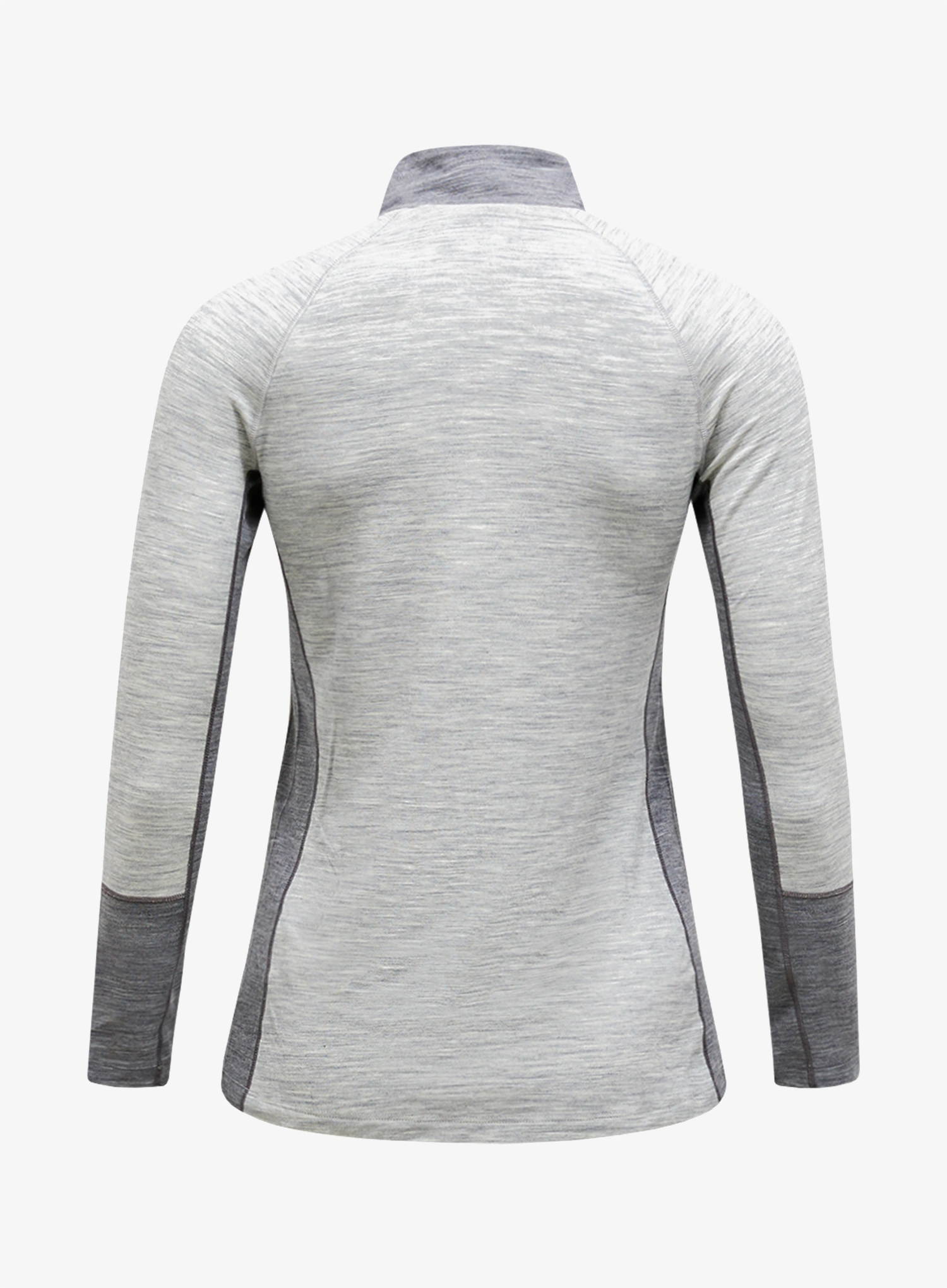 Термокофта жіноча Peak Performance Magic Half Zip Wool-blend BL - med grey mel/grey mel