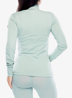 Термокофта жіноча Super.natural Arctic230 Zip 1/4 - light jade