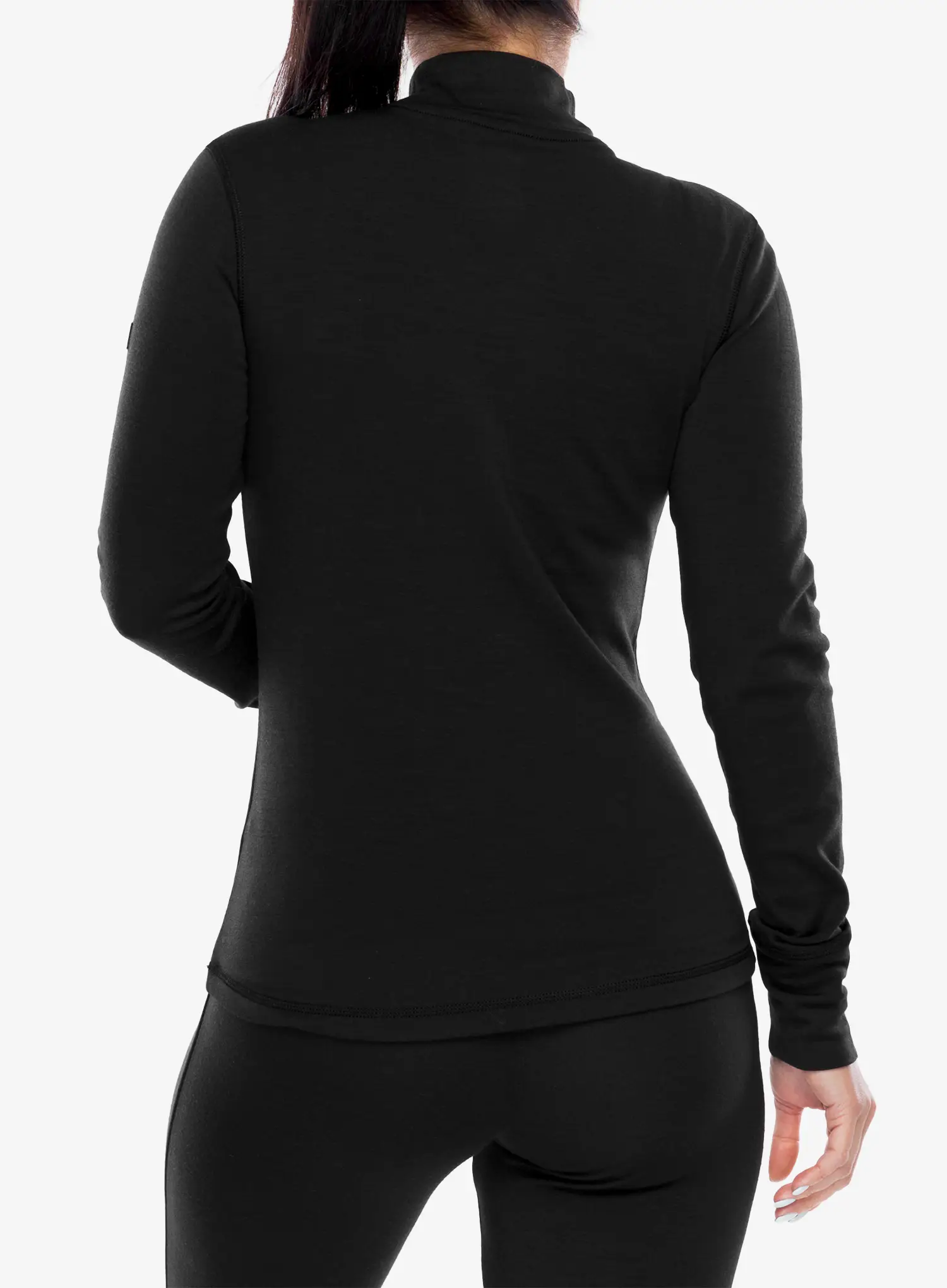 Термокофта жіноча Super.natural B Hot Turtleneck - jet black
