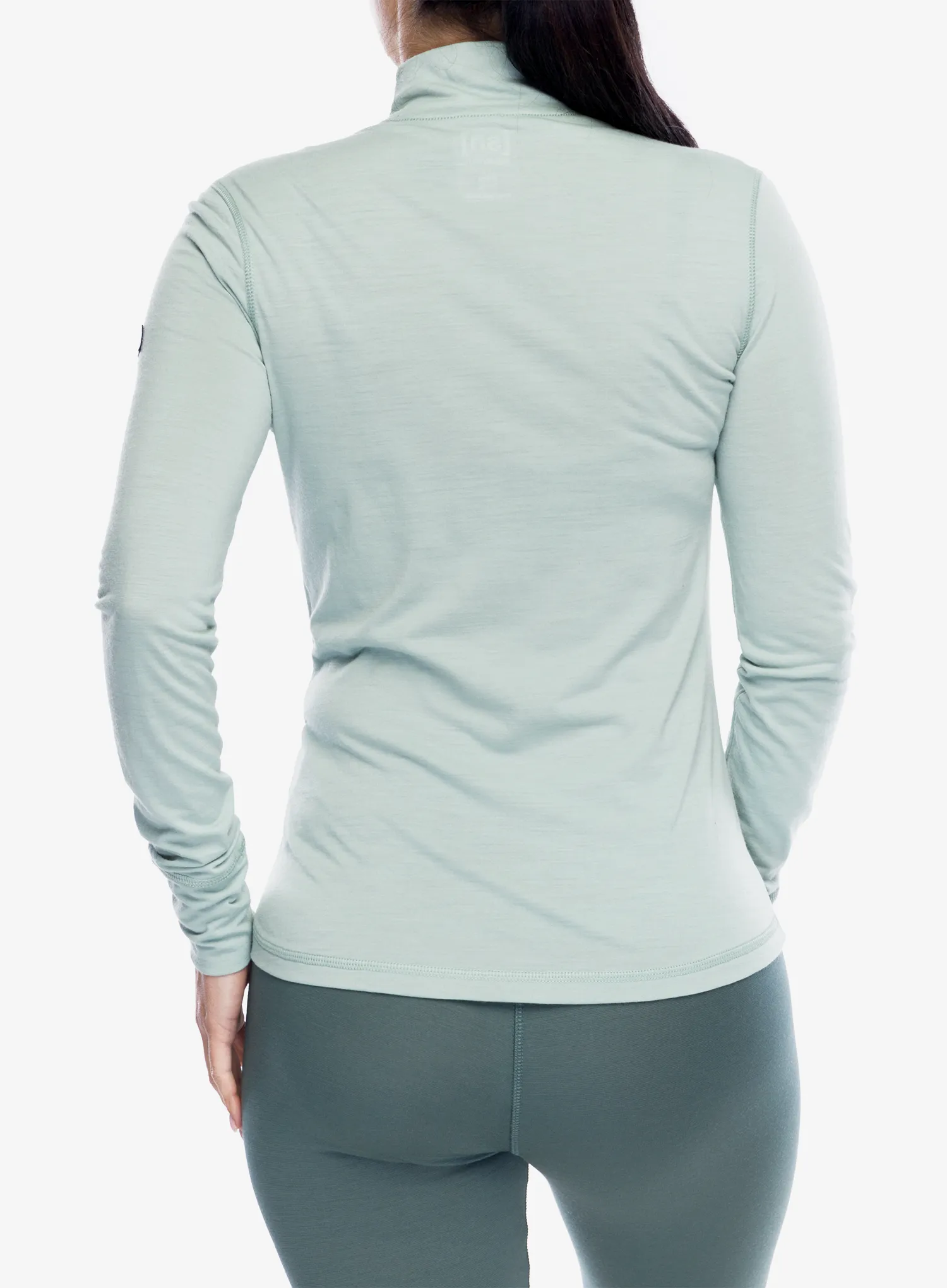 Термокофта жіноча Super.natural Tundra 175 Turtleneck Flear - light jade/slate gray